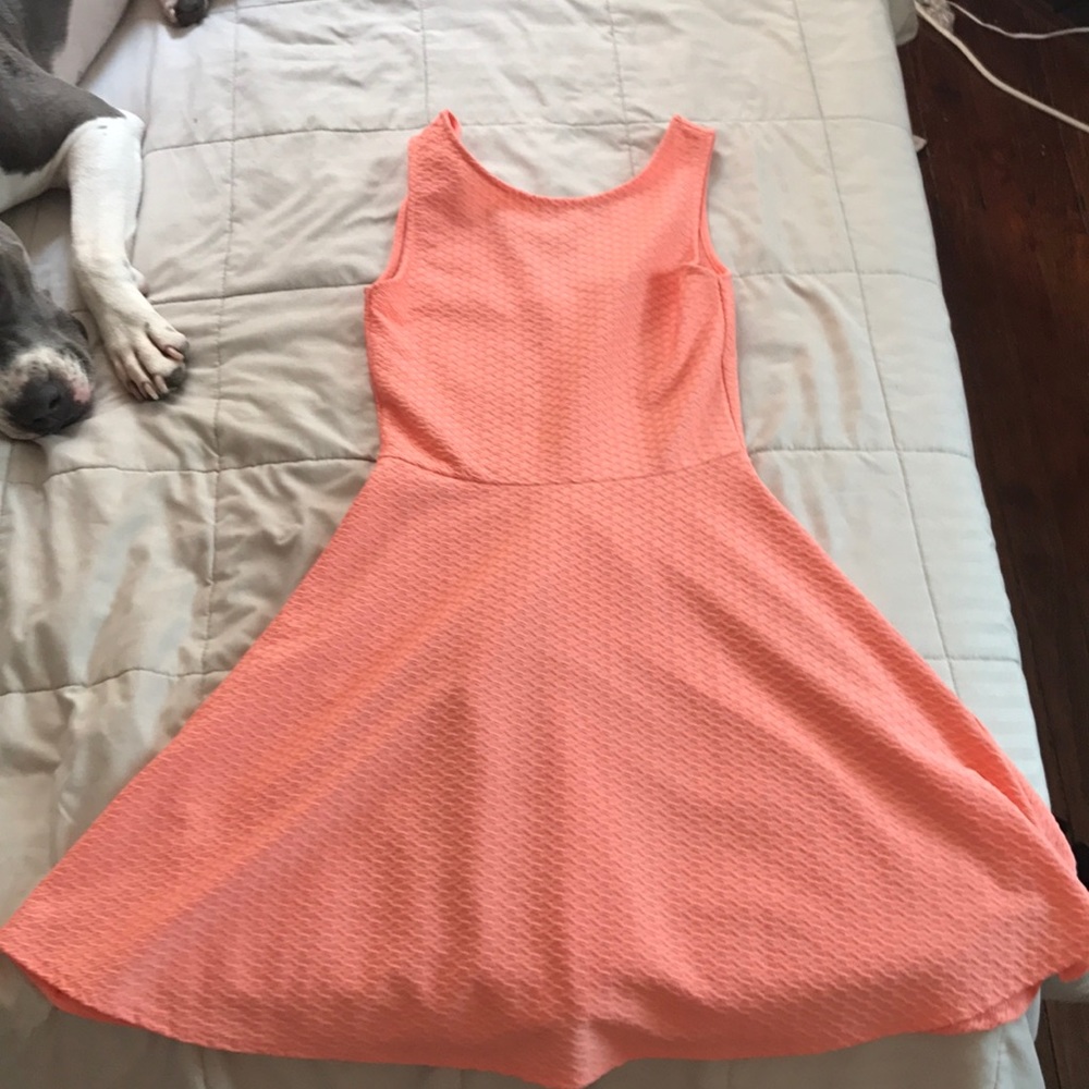 Peach dress